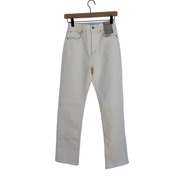 NWT Madewell 90s Straight Jeans, Cream Natural White, Sz 24 - Picture 1 of 6